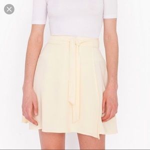 Light Yellow True Wrap Skirt